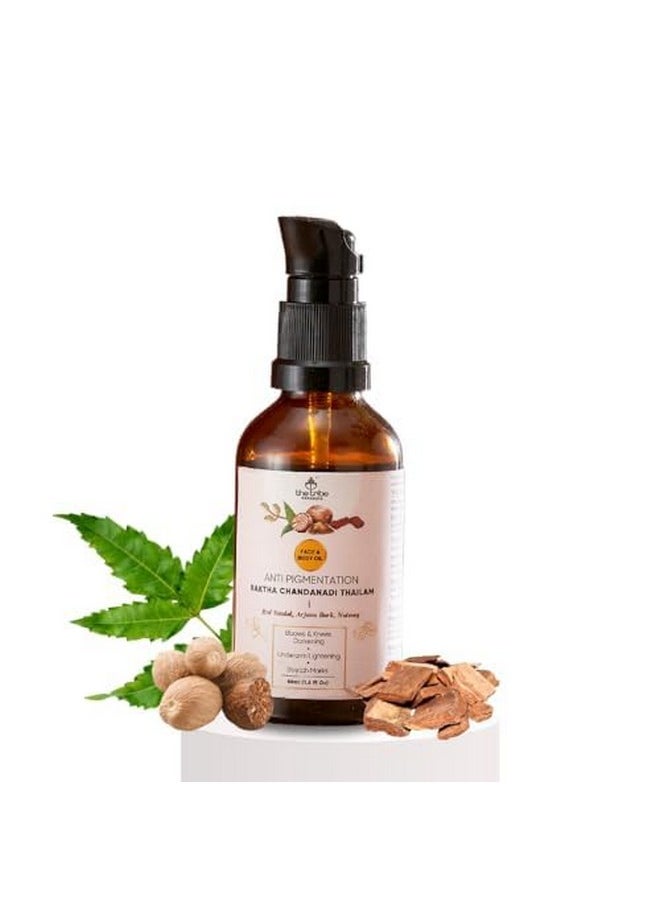 Anti Pigmentation Kit With Arjuna Bark & Nutmeg For Knees Darkening, Underarm Lightening & Tan Removal - 50 Ml (Without Tin)