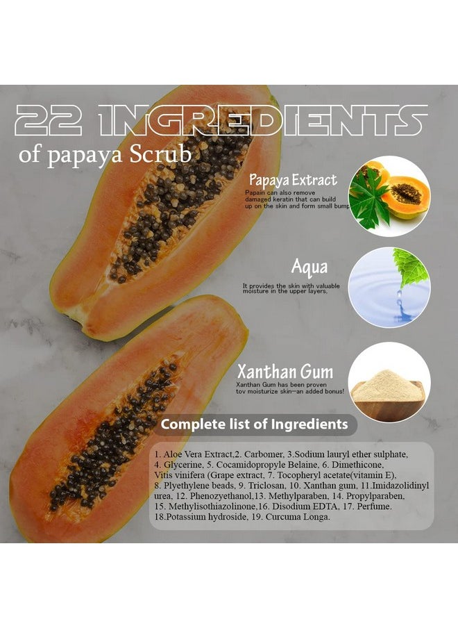 Papaya Facial Kit With Scrub, Cream, Gel And Pack, 1000G (1Kg)