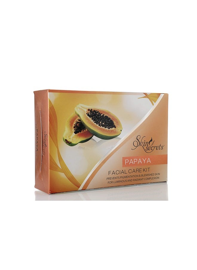 Papaya Facial Kit With Papaya Extract To Prevent Pigmentation & Lighten Blemishes, 310Gm (Pack Of 6)