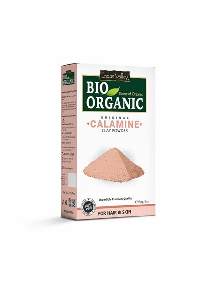 Bio Organic 100% Natural Calamine Clay Powder | Healing Clay For Face & Skin Care (250 Gm)