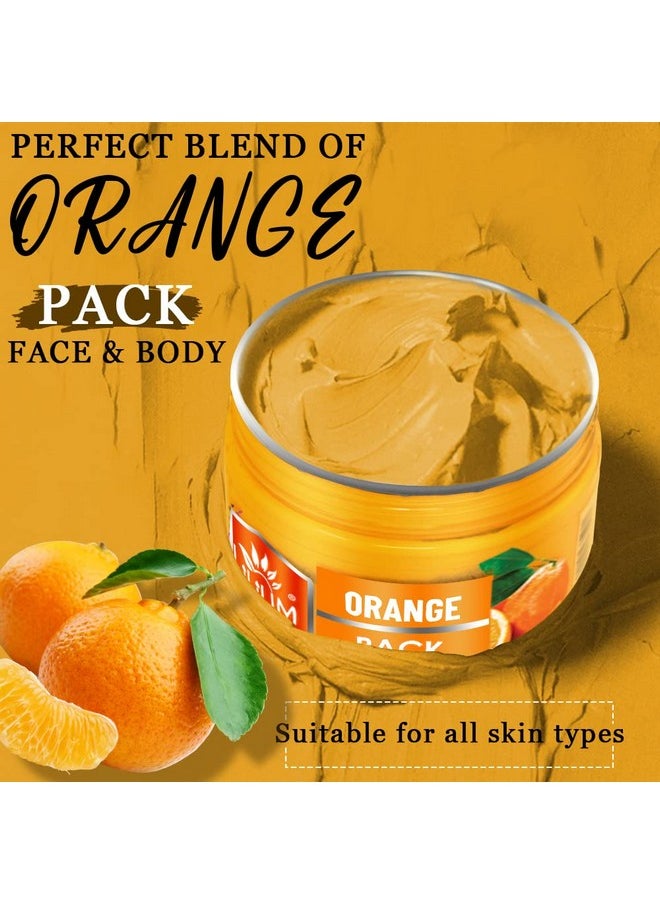 Orange Face Pack, 250Gm | Enriched With Natural Extract & Brightening Skin And Glowing Face