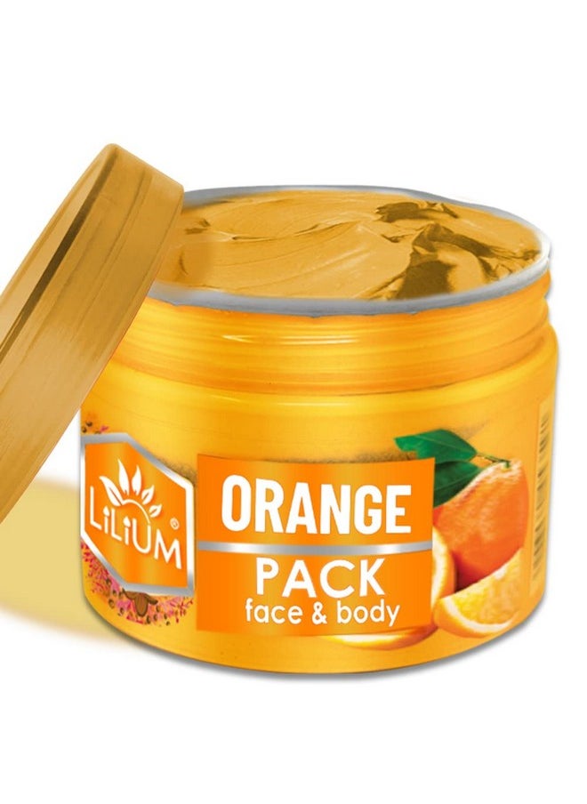 Orange Face Pack, 250Gm | Enriched With Natural Extract & Brightening Skin And Glowing Face