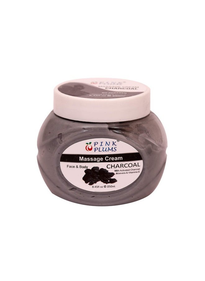 Charcoal Massage Cream And Charcoal Scrub With Vitamin E, 250Ml Each (Pack Of 2) (For Women'S And Men'S) All Skin Type