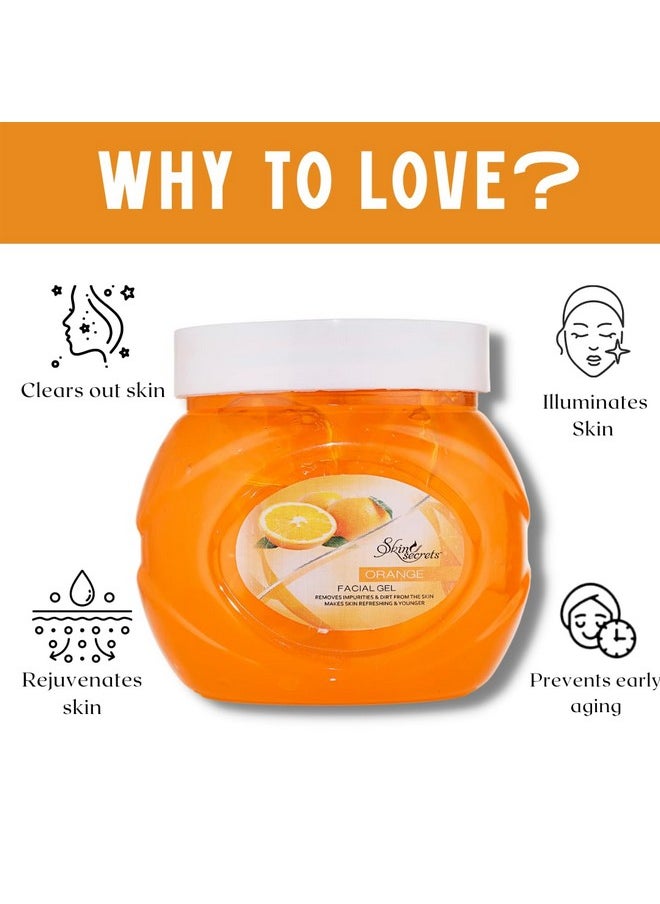 Orange Facial Massage Gel With Orange Oil| 500Gm