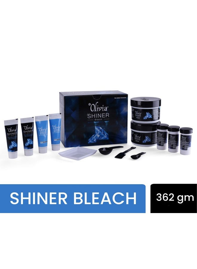 Skin Lightening Shiner Bleach 362G With Diamond Dust - Pack Of 2, 362 G (Pack Of 2)