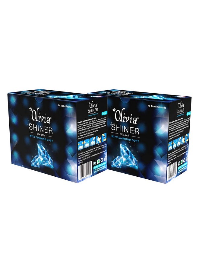 Skin Lightening Shiner Bleach 362G With Diamond Dust - Pack Of 2, 362 G (Pack Of 2)