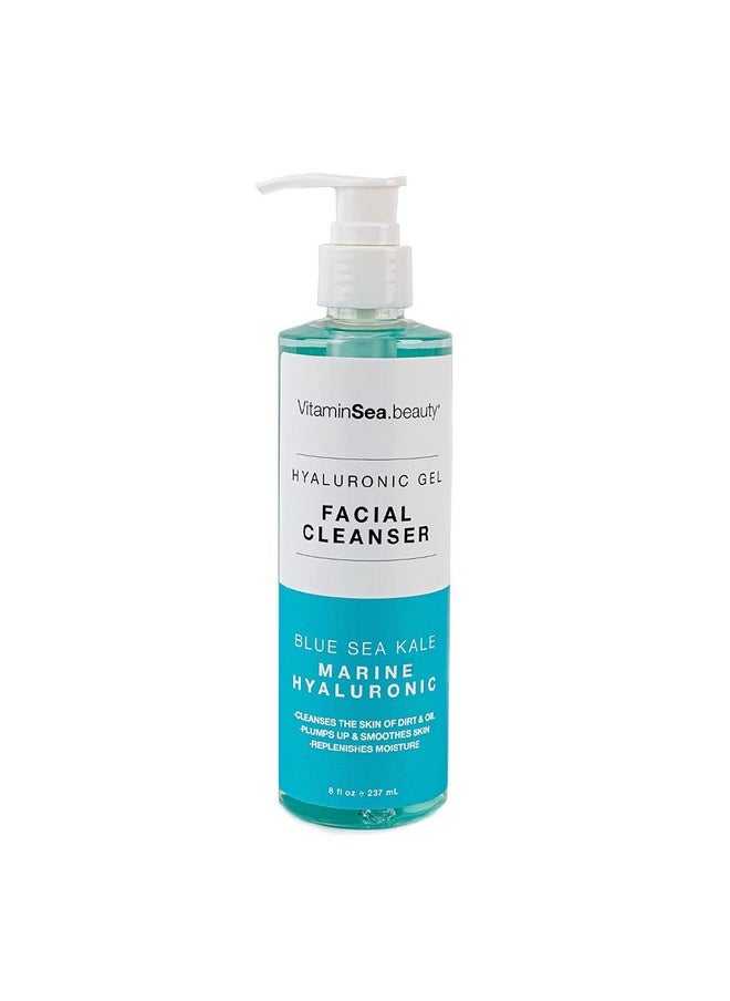 Gel Facial Cleanser For All Skin Types | Hydrating, Purifying Formula With Blue Sea Kale And Marine Hyaluronic | 237 Ml