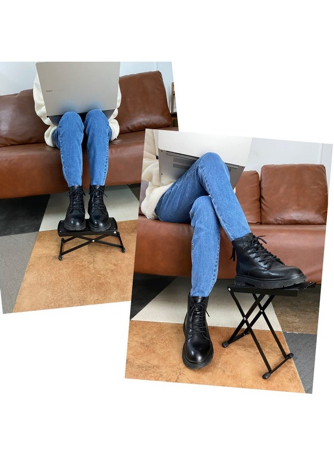 Pedicure Foot Rest Stand, Beauty Footrest For Pedicures, Toenail Care Stand With Non-Slip Rubber, Adjustable Foot Pedal, Pedicure Foot Stand For Home Foot Spa