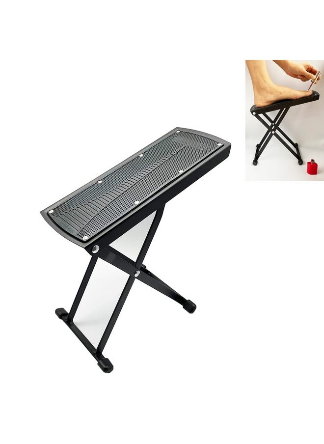 Pedicure Foot Rest Stand, Beauty Footrest For Pedicures, Toenail Care Stand With Non-Slip Rubber, Adjustable Foot Pedal, Pedicure Foot Stand For Home Foot Spa