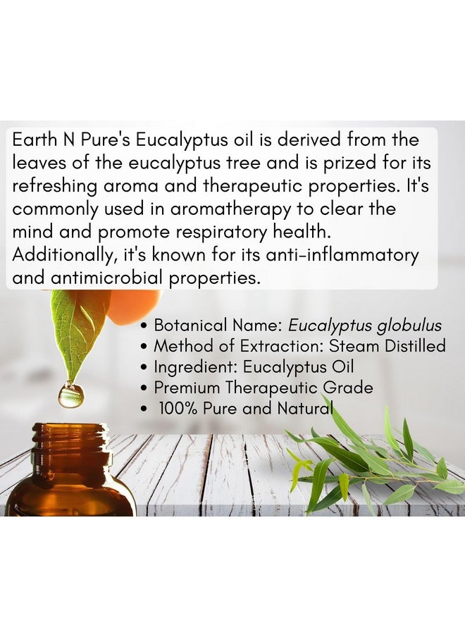 Eucalyptus Essential Oil (Nilgiri Oil) Undiluted, Natural, Therapeutic Grade 50 Ml