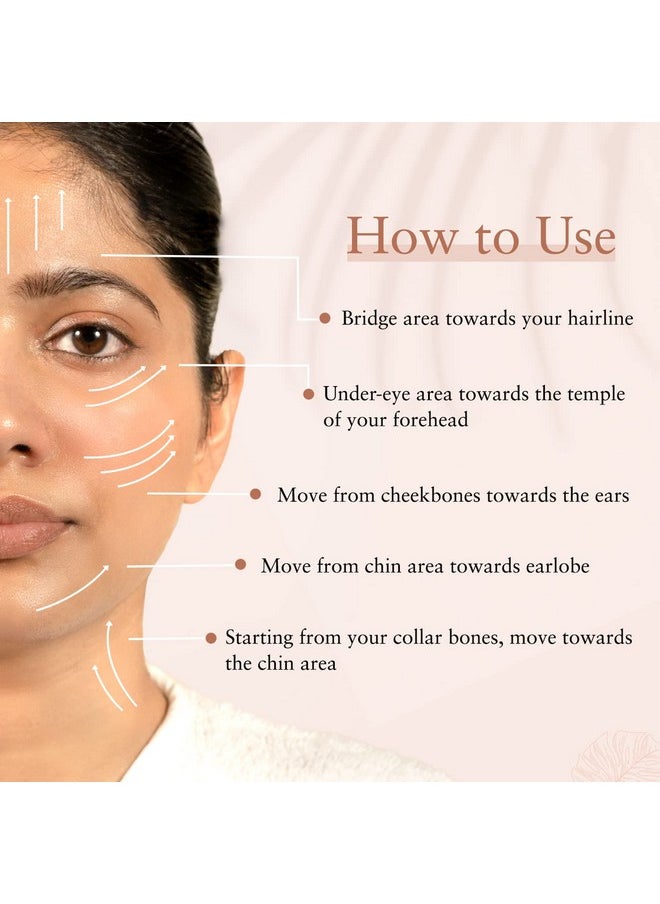 Kansa Gua Sha Face Massage Tool For Fine Lines, Glowing Skin, Reducing Stress & Eye Puffiness - 144 G