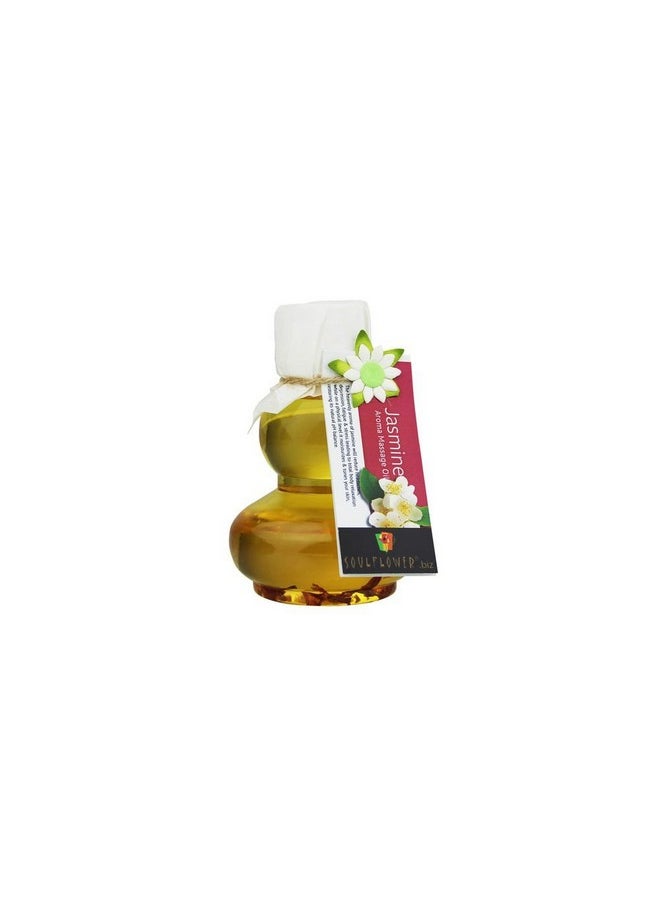 Jasmine Massage Oil | Uplifts Mood, Relaxation, Long Lasting, Exotic Floral Aroma For Mind & Body Relaxation For All Skin|100% Pure, Natural, 90Ml