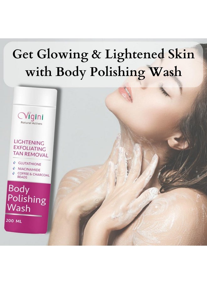 Natural Body Lightening Brightening Moisturizing Polishing Fairness Exfoliate Scrub 200Ml D Tan, Remove Hyper Pigmentation Dark Spot, Skin Glow Glutathione Coffee Charcoal Men Women Girl