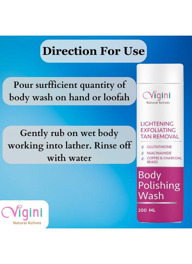Natural Body Lightening Brightening Moisturizing Polishing Fairness Exfoliate Scrub 200Ml D Tan, Remove Hyper Pigmentation Dark Spot, Skin Glow Glutathione Coffee Charcoal Men Women Girl