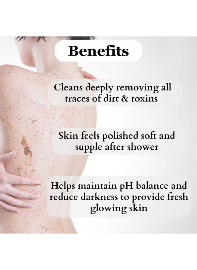 Natural Body Lightening Brightening Moisturizing Polishing Fairness Exfoliate Scrub 200Ml D Tan, Remove Hyper Pigmentation Dark Spot, Skin Glow Glutathione Coffee Charcoal Men Women Girl
