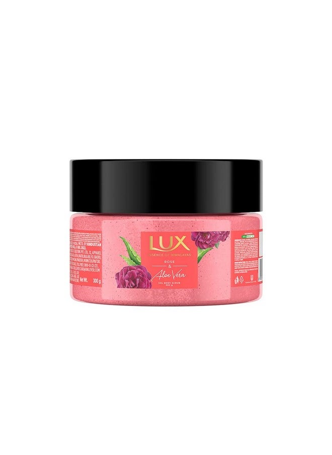 Rose & Aloe Vera Body Scrub, 300Gm