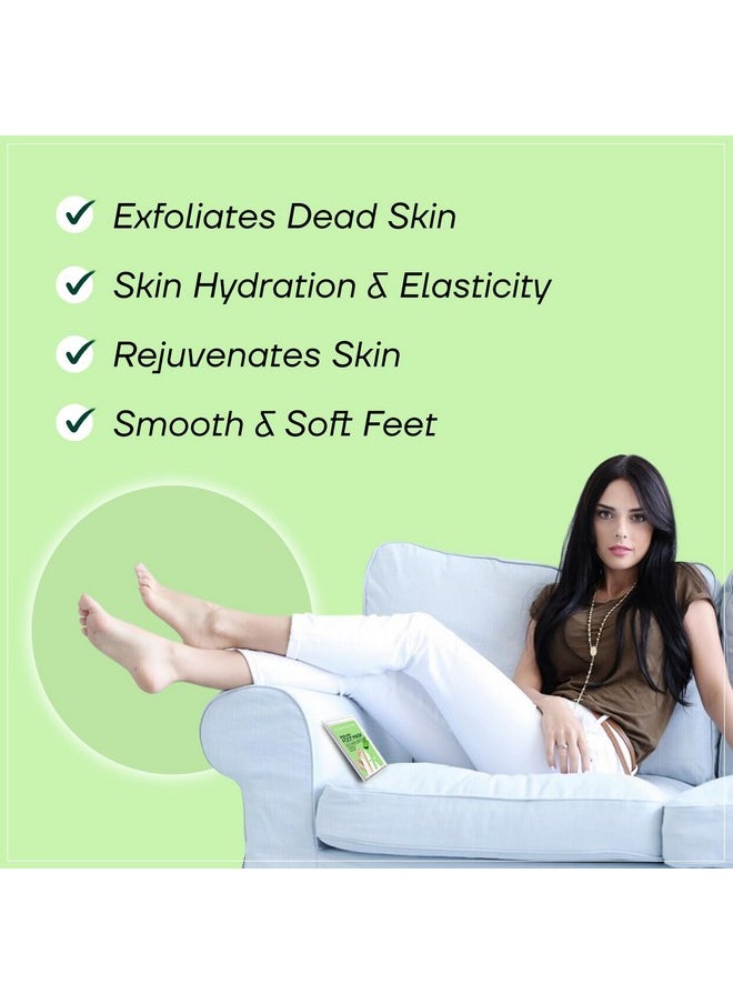 Peeling Foot Mask Exfoliates & Brightens, Remove Dead Cell, Rejuvenates Skin For Men And Women 40Gm 1 Pair