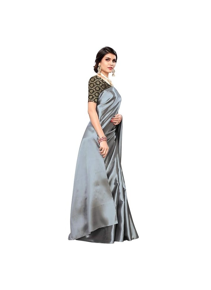 Women's Satin Saree