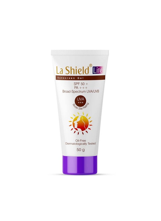 Lite Spf 50 Pa+++ Mineral Sunscreen Gel | Skin Brightening In 3 Weeks| No White Cast | Broad Spectrum | Oil-Free | Pa +++ | Dermatologist Prescribed | All Skin Types | 50G