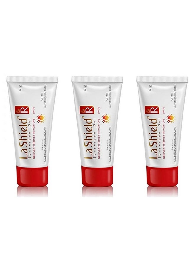 Ir Spf 30+ & Pa+++ Sunscreen Gel, 60 G X Pack Of 3 (3)