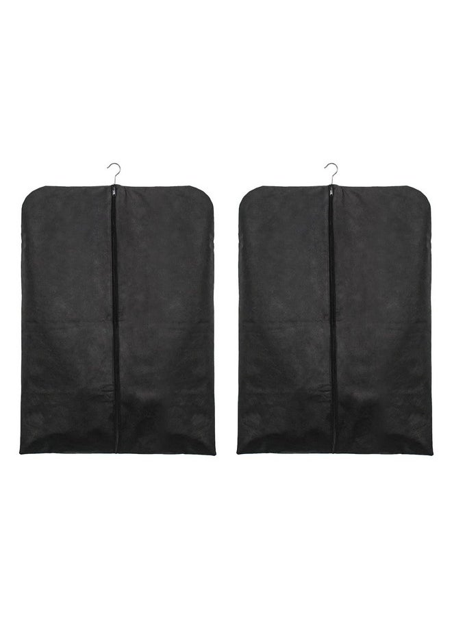 Foldable Non Woven Coat Cover (Set Of 2 Pcs) - Black