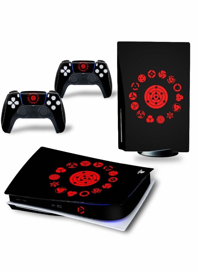 Skin for PlayStation 5 Disc Edition, Sticker for PS5 Vinyl Decal Cover for Playstation 5 Controller