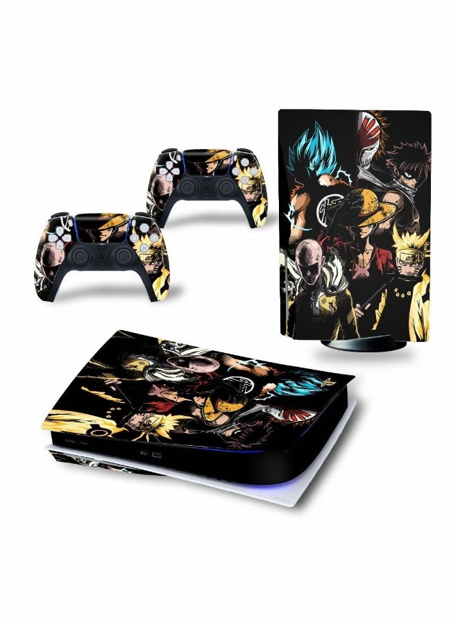 Skin for PlayStation 5 Disc Edition, Sticker for PS5 Vinyl Decal Cover for Playstation 5 Controller