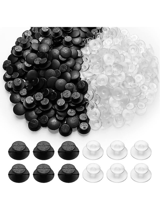 Charm Buttons 200 Pcs Buckle Plastic Button Accessories Shoe Buttons Fit for Flat Shoe Charms Wristband Charms DIY Decorations