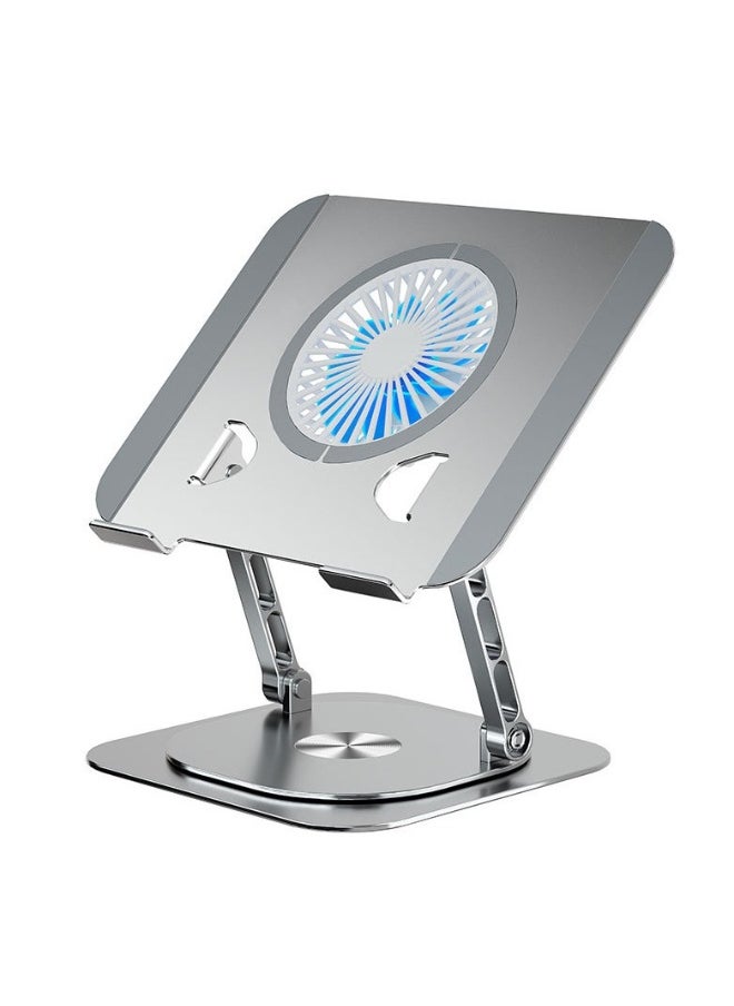 Adjustable Foldable Laptop Stand with 360 Degree Rotation