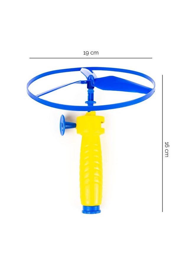 Exciting Flying Rotor Wheel For Kids To Make Their Playtime Fun. This Wheele Can Catch Up The Height Approx. 40 Ft. (Multicolor)