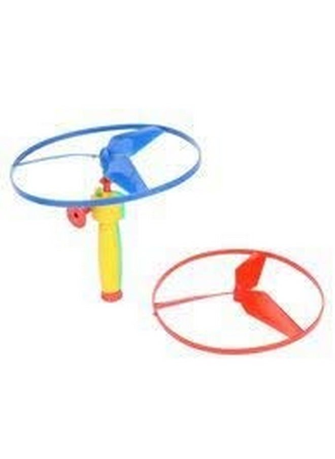 Exciting Flying Rotor Wheel For Kids To Make Their Playtime Fun. This Wheele Can Catch Up The Height Approx. 40 Ft. (Multicolor)