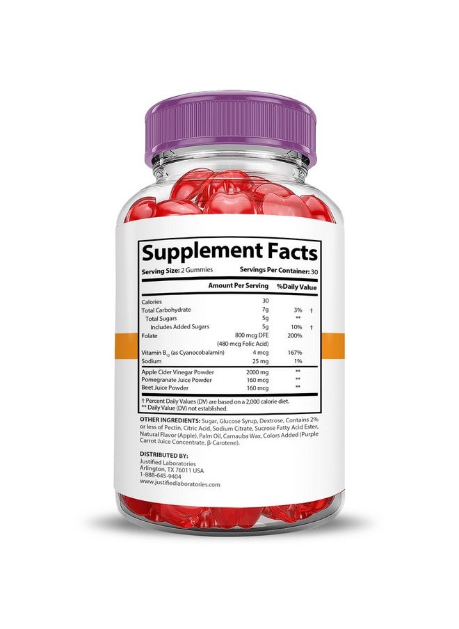 (5 Pack) Rapid Ripped Keto ACV Gummies Extreme 2000MG Rapidripped Keto Gummies Apple Cider Vinegar Formulated with Pomegranate Beet Juice Powder B12 Vegan Non GMO 300 Gummys