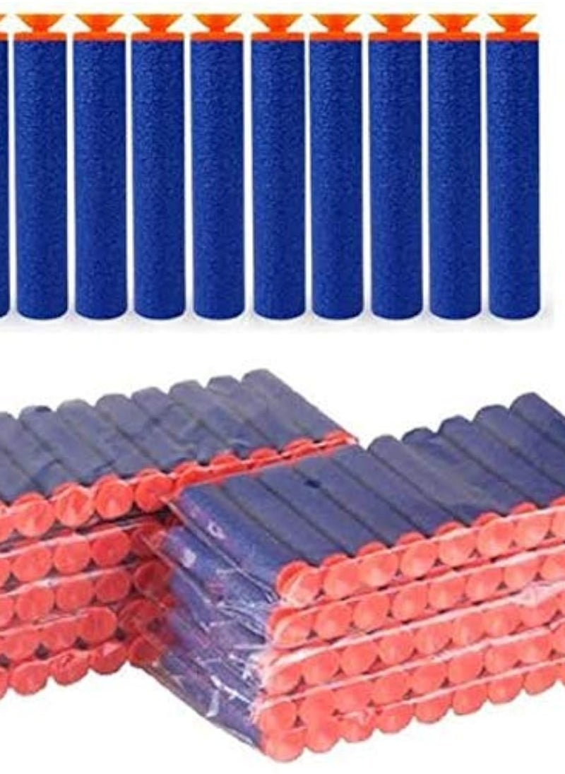 Inditradition Suction Bullet Foam Darts for Toy Blaster Guns (Pack of 100) - Blue