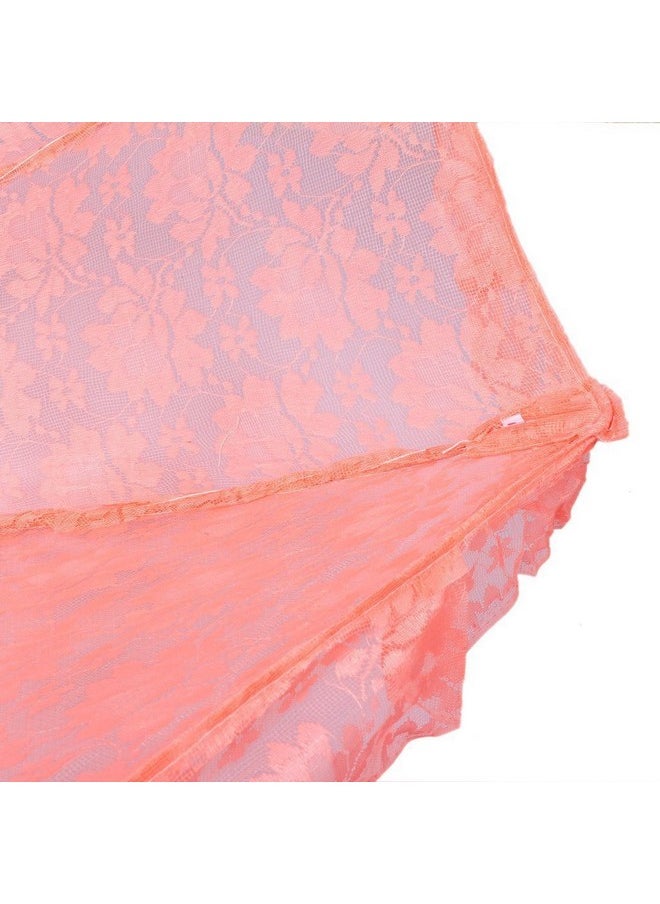 Mosquito Net Floral Design (Medium, Orange)