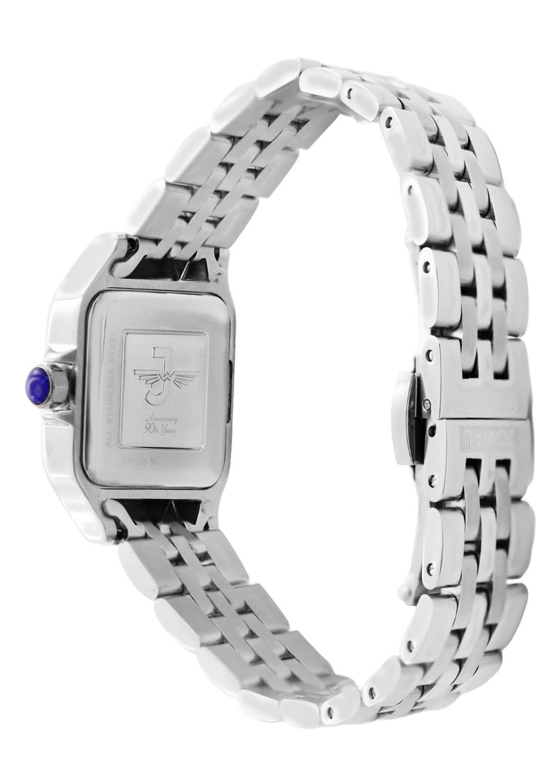 JOVIAL 5045LSMQ01DE Women's ,Stainless Steel Watch, 24mm, White Dial