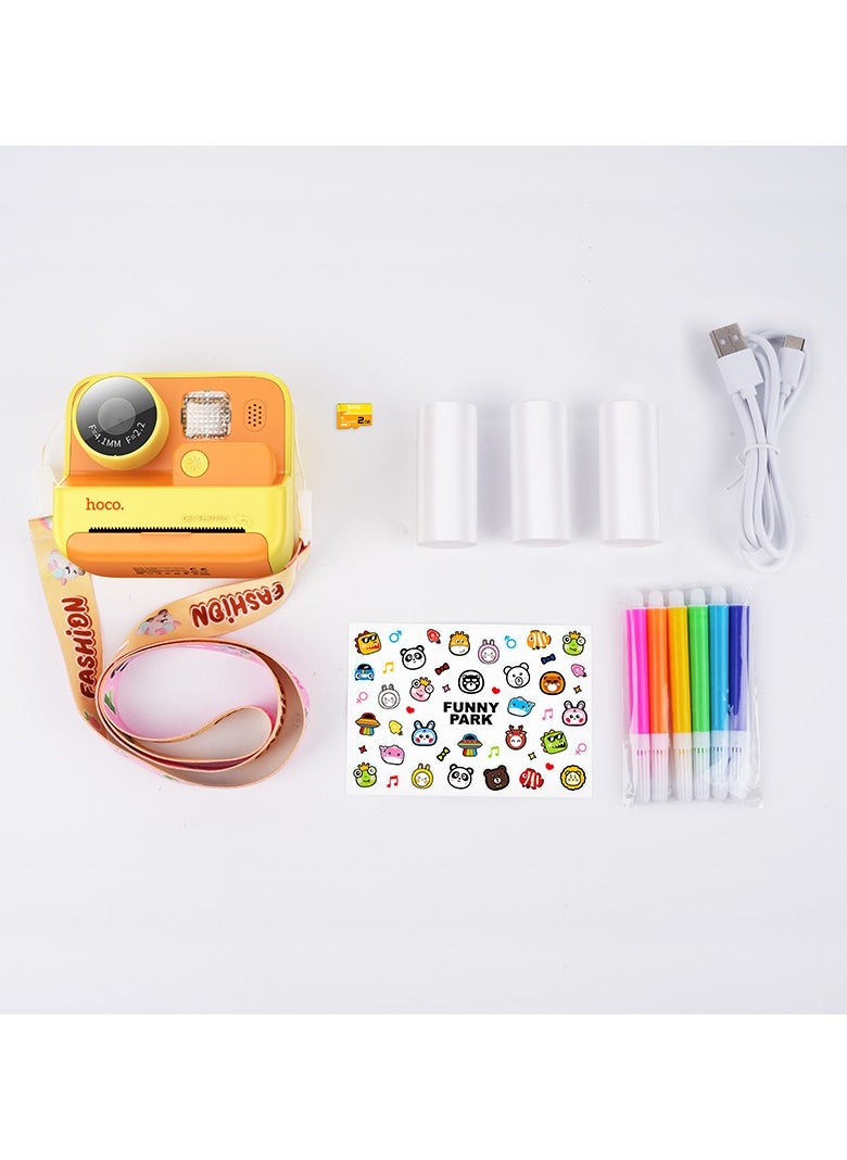 hoco DV200 Dual Lens Children Printing Camera – 48MP Photos, 720P Videos, 2-Inch IPS HD Display