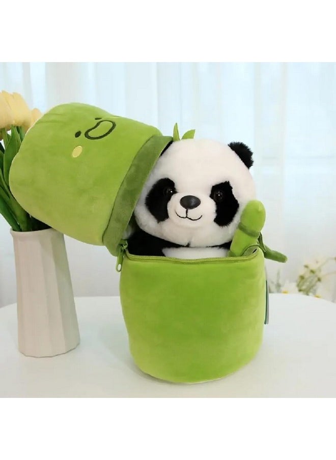 Super Soft Korean Quality Cute Bamboo Tube Panda Soft Toy 30Cm