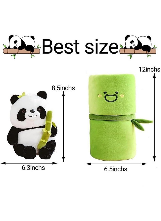 Super Soft Korean Quality Cute Bamboo Tube Panda Soft Toy 30Cm