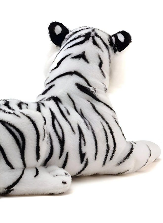 Tiger Soft Stuffed Plush Animal Toy For Kids Boys & Girls Birthday Gifts (Color: White Size: 39 Cm)