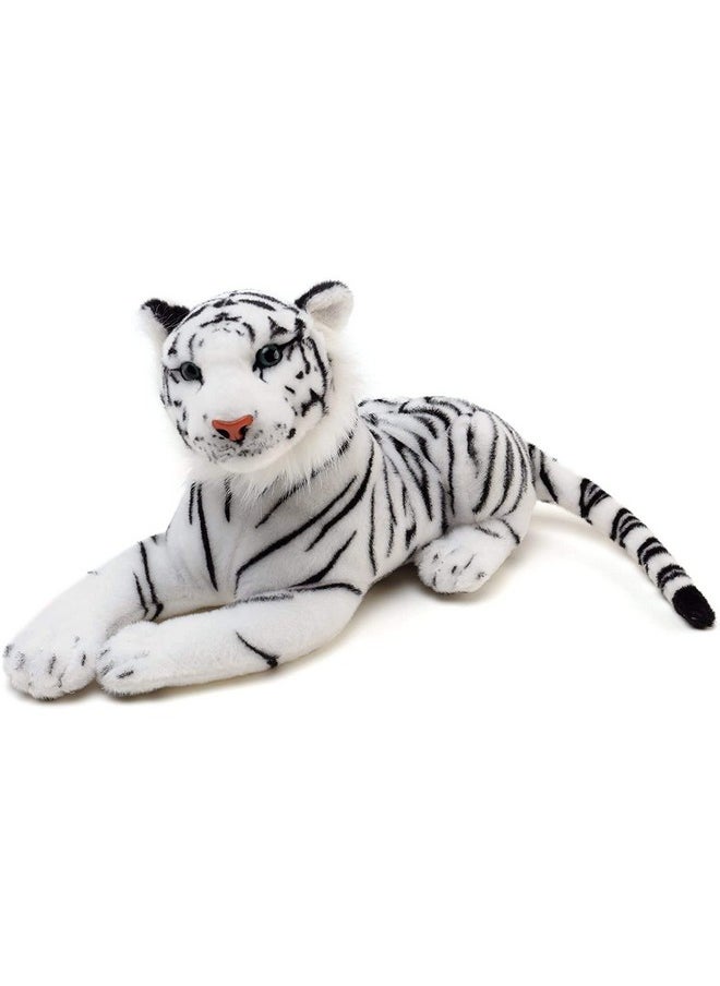 Tiger Soft Stuffed Plush Animal Toy For Kids Boys & Girls Birthday Gifts (Color: White Size: 39 Cm)