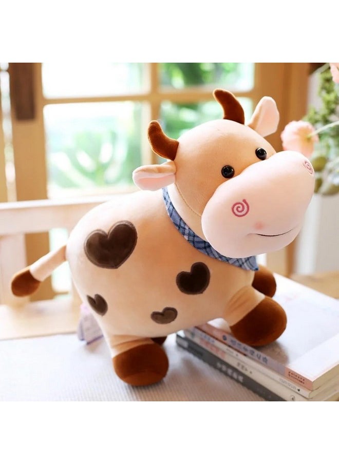 Super Soft 30Cm Small Random Color Cow Soft Toy - Polyfill Washable Cuddly Soft Plush Toy - Helps To Learn Role Play