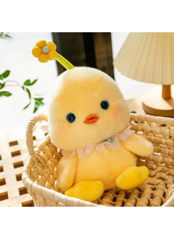 Super Soft Flower Duck Stuffed Toy 25Cm