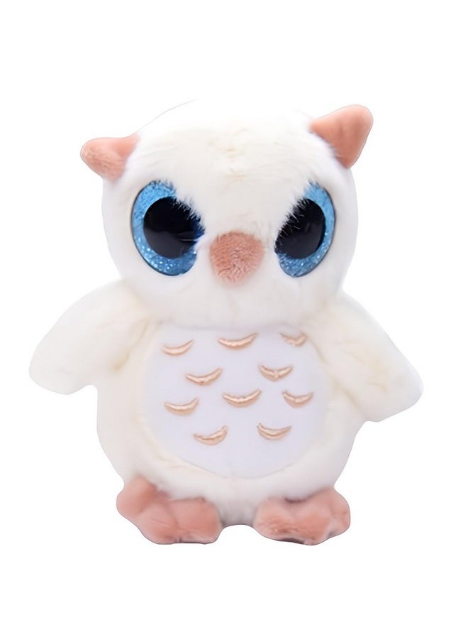 Cute Owl Soft Stuffed Plush Animal Toy For Kids Girls & Boys Children Birthday Gifts (Color: White Size: 20 Cm)