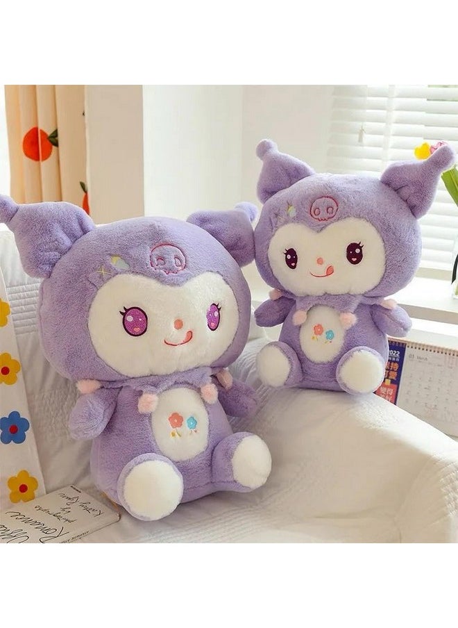 Super Soft Kawaii Kuromi Stuffed Toy, 50 Cm, Anime Plush Pillow For Girls, Cute Japanese Cartoon Stuffed Animal, Purple