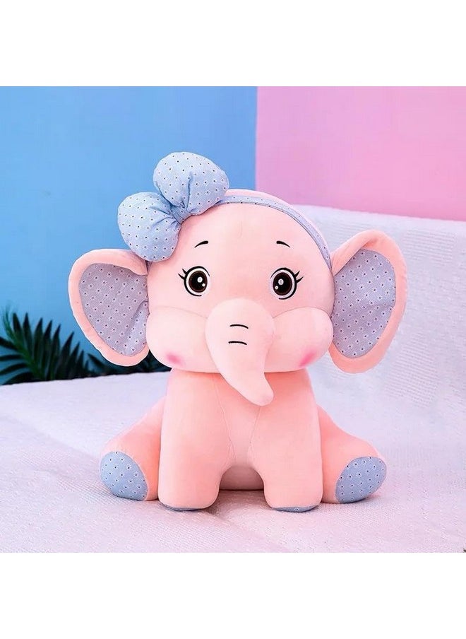 Soft Plush Elephant Toy, 30Cm, Cute Stuffed Animal For Kids, Birthday, Baby Shower Or Christmas Gift