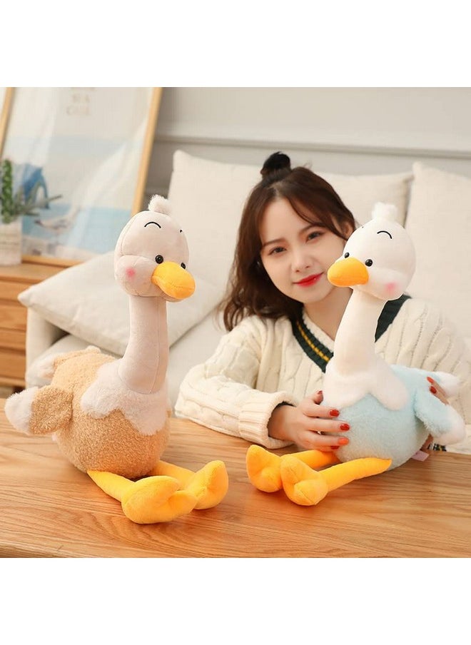 Cute Ostrich Soft Stuffed Plush Toy For Kids Birthday Gifts (Color: Grey Size 30 Cm)