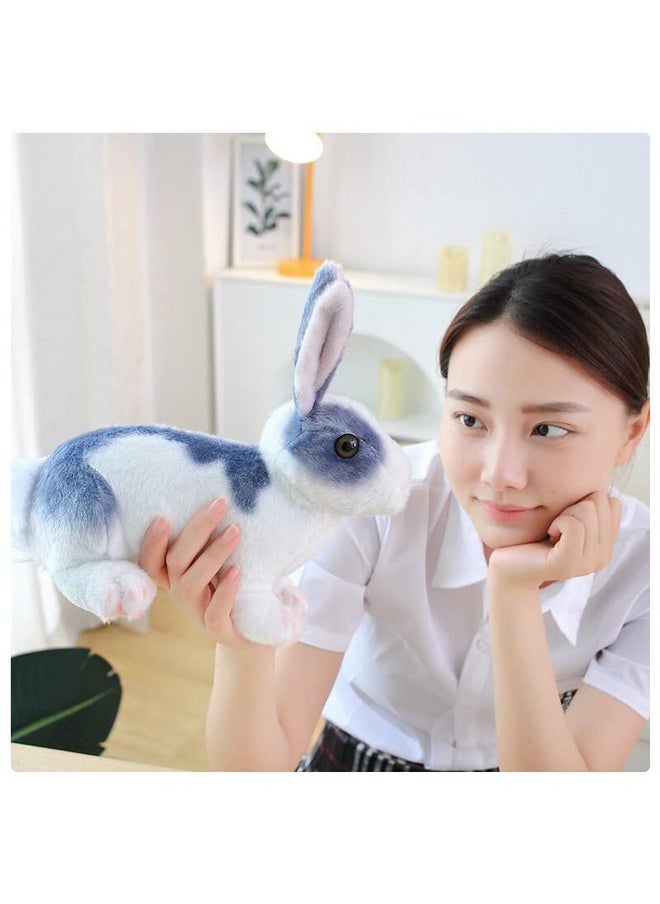 Cute Rabbit Soft Stuffed Plush Animals Toy For Kids Birthday Gift (Size: 25 Cm; Color: Grey)