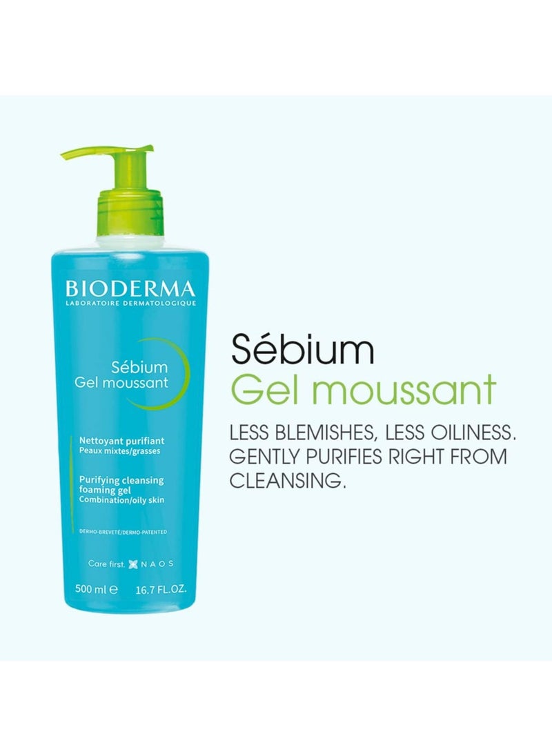 Sebium Gel Moussant Purifying Foaming Blue 500ml