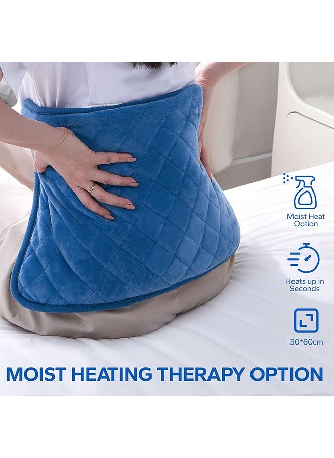 Hot Heating Pad for Period Cramps Pain Relief and Back Pain, Large Electric Heat Pad with 6 Heating Settings and 4 Timers, Weighted Warmer Blanket for Neck, Shoulder, 60 x 30 CM