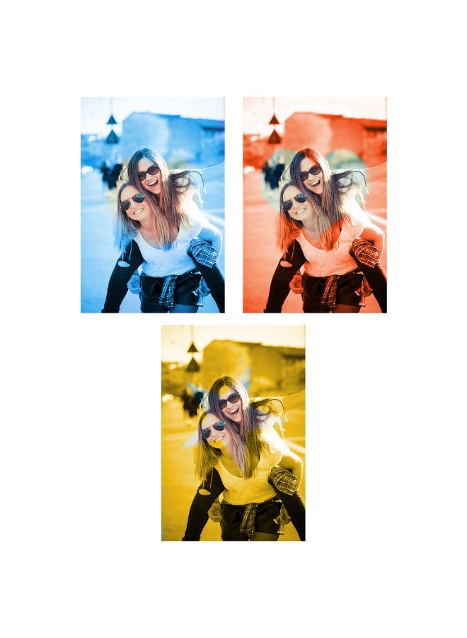 High Grade 3 Color Filter Set Multicolour